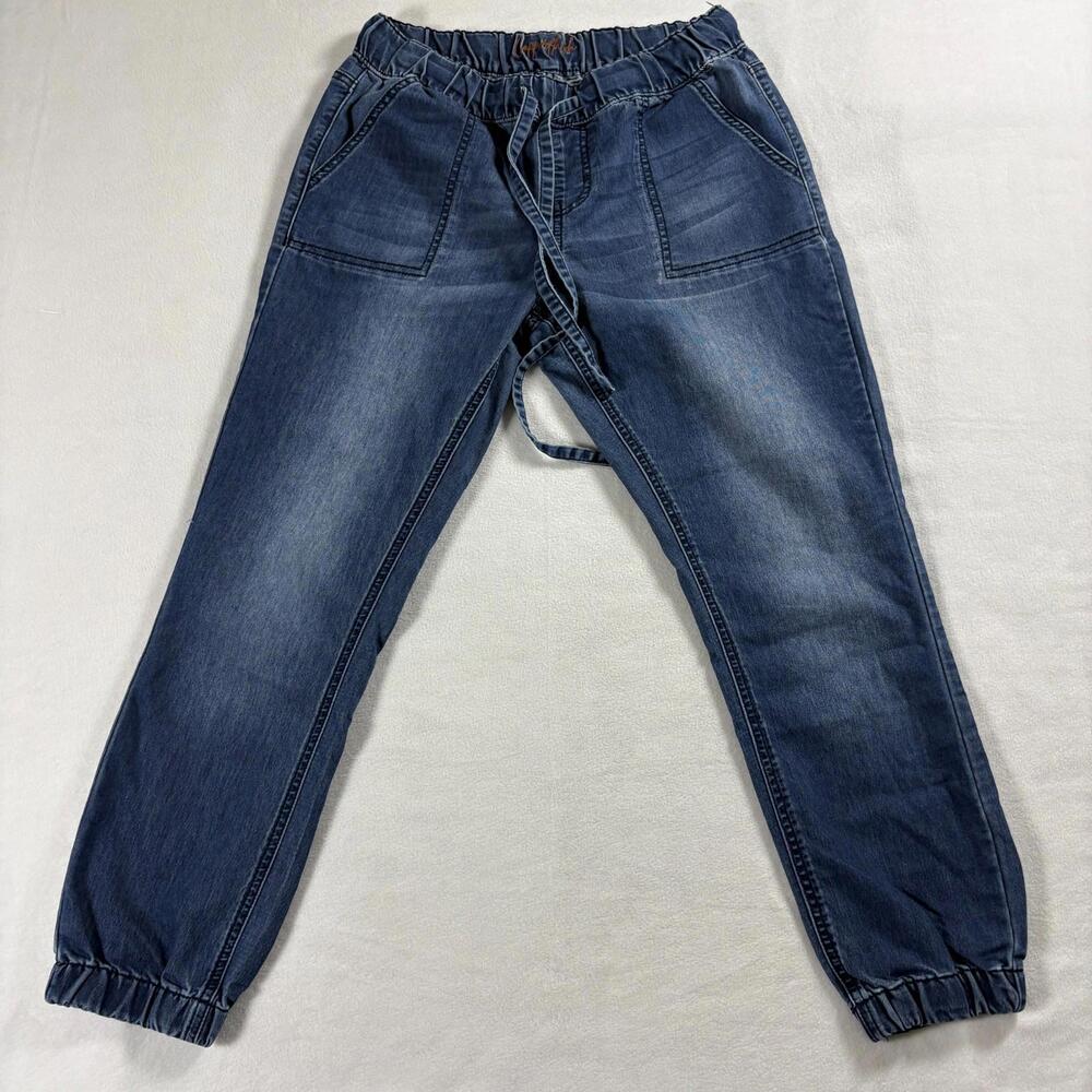 Copper Key Denim Jogger Jeans Womens Size 6 Elastic Waist Y2K